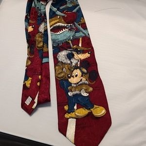 Vintage men's silk tie by Disney